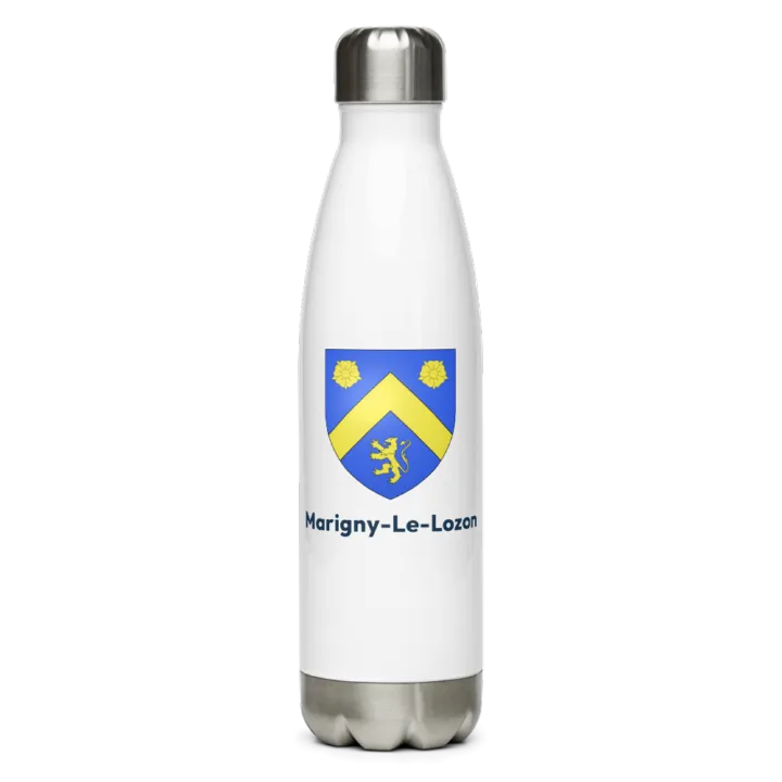 Gourde inox blason de Marigny-Le-Lozon