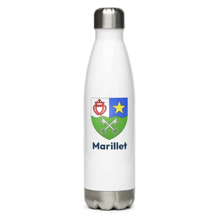Gourde inox blason de Marillet