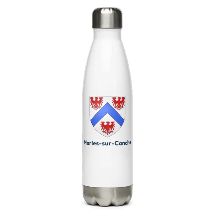 Gourde inox blason de Marles-sur-Canche