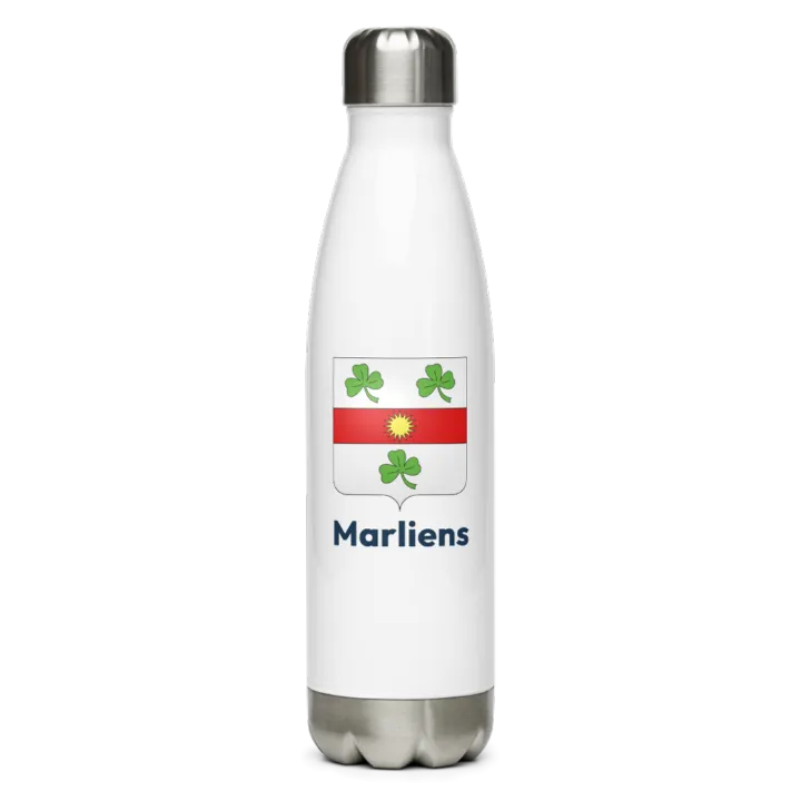 Gourde inox blason de Marliens