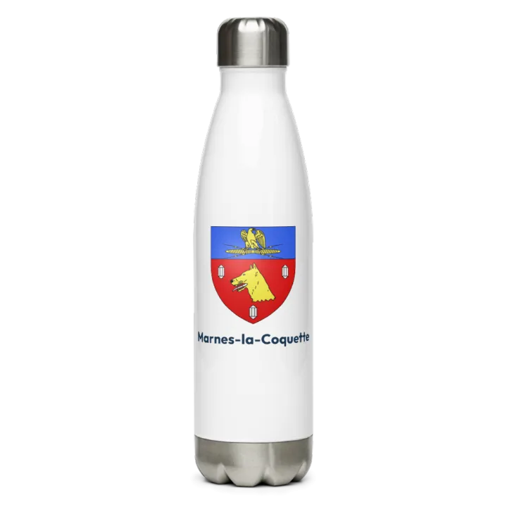 Gourde inox — blason de Marnes-la-Coquette