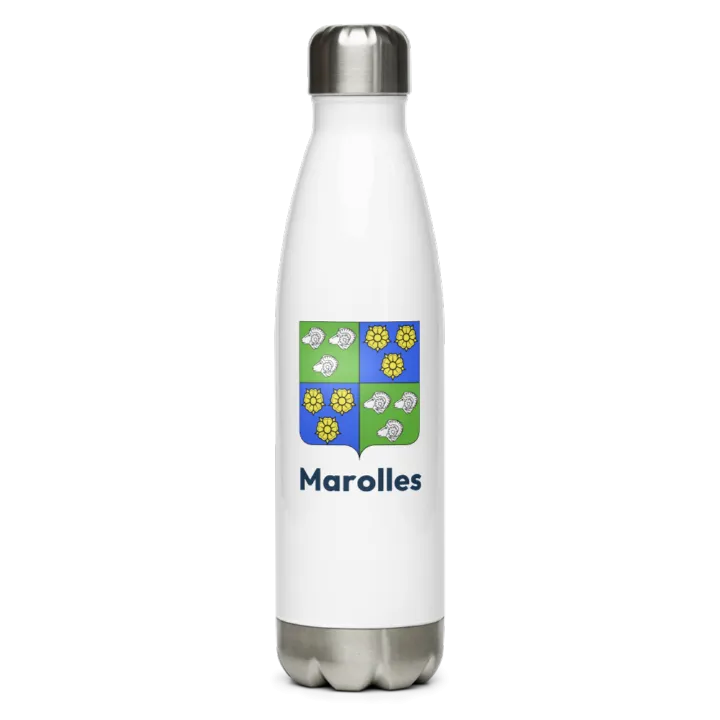 Gourde inox blason de Marolles