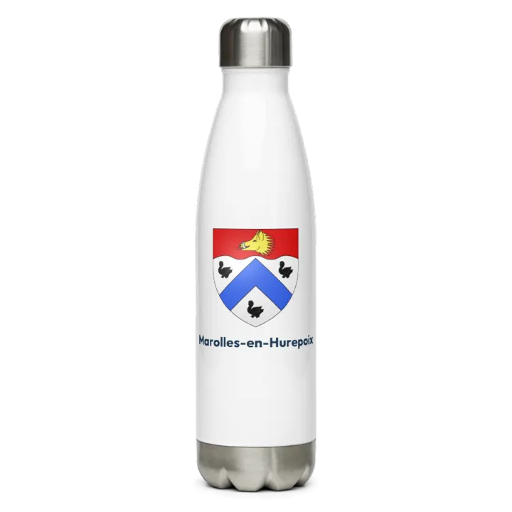 Gourde inox blason de Marolles-en-Hurepoix
