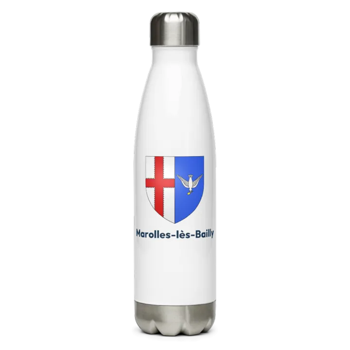 Gourde inox blason de Marolles-lès-Bailly