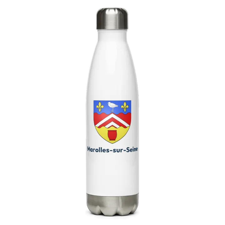 Gourde inox — blason de Marolles-sur-Seine