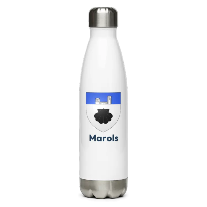 Gourde inox blason de Marols