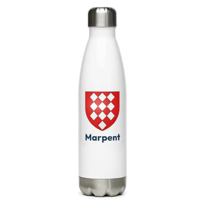 Gourde inox blason de Marpent
