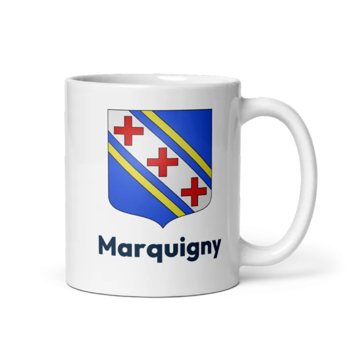 Mug blason de Marquigny