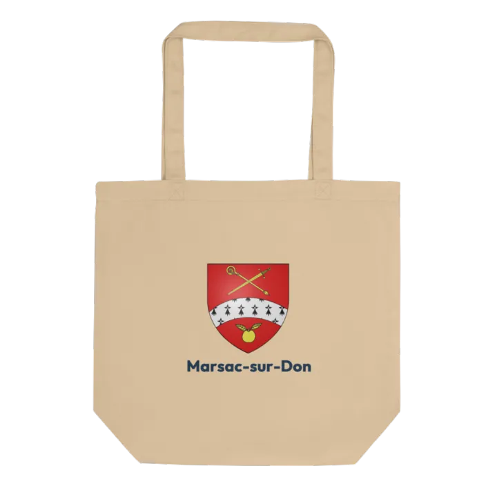 Tote bag coton bio — blason de Marsac-sur-Don