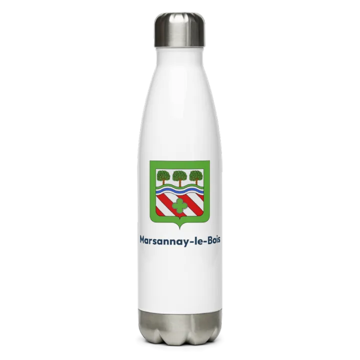 Gourde inox — blason de Marsannay-le-Bois