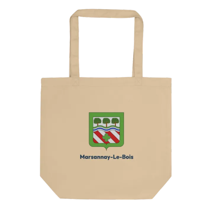 Tote bag coton bio — blason de Marsannay-le-Bois