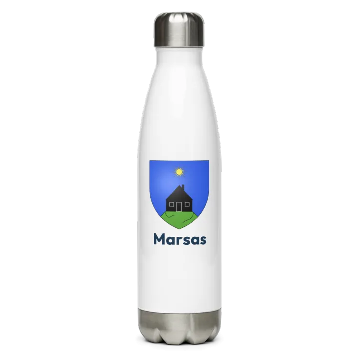 Gourde inox blason de Marsas