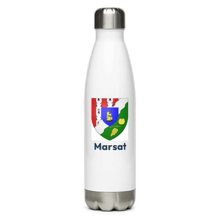 Gourde inox blason de Marsat