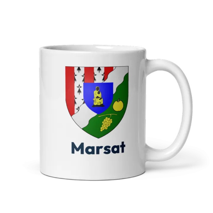 Mug blason de Marsat