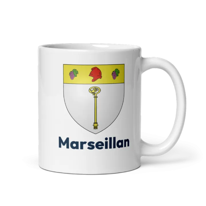 Mug blason de Marseillan