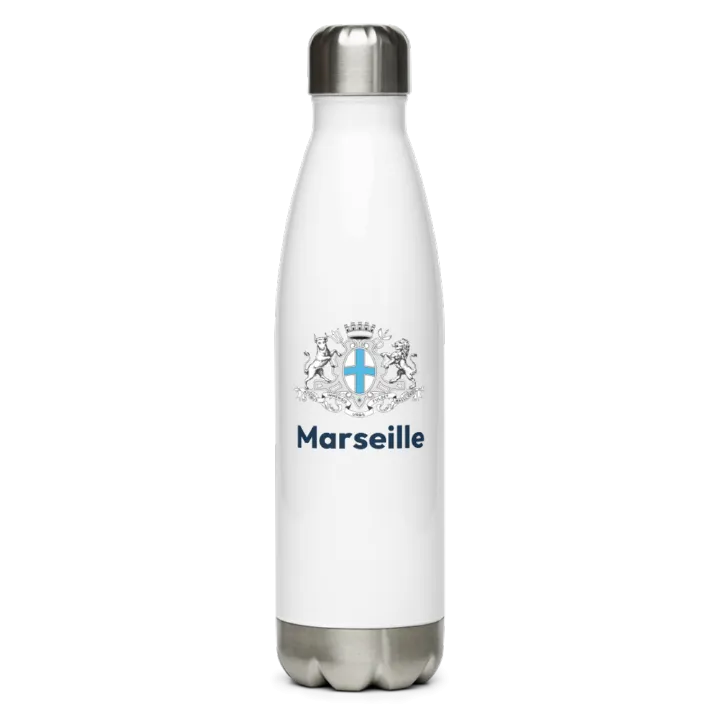 Gourde inox blason de Marseille