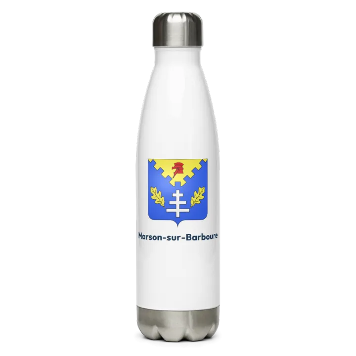 Gourde inox blason de Marson-sur-Barboure