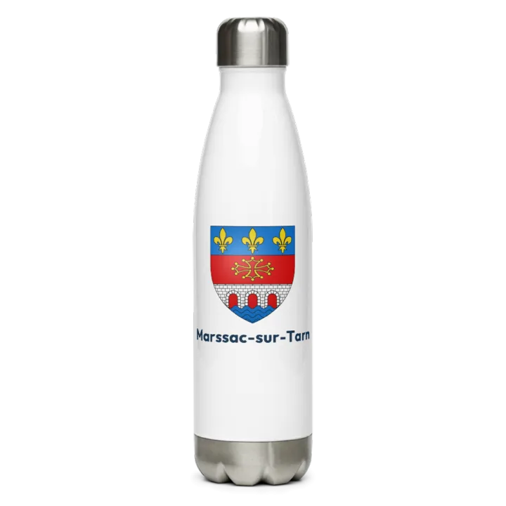 Gourde inox blason de Marssac-sur-Tarn