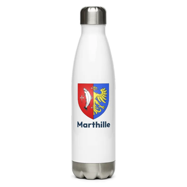 Gourde inox blason de Marthille