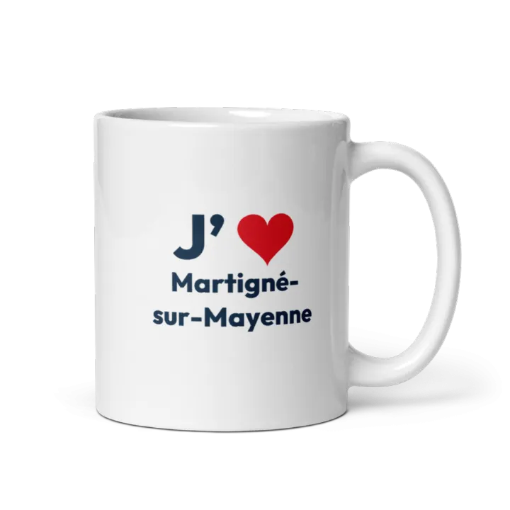 Mug « J’❤ Martigné-sur-Mayenne »