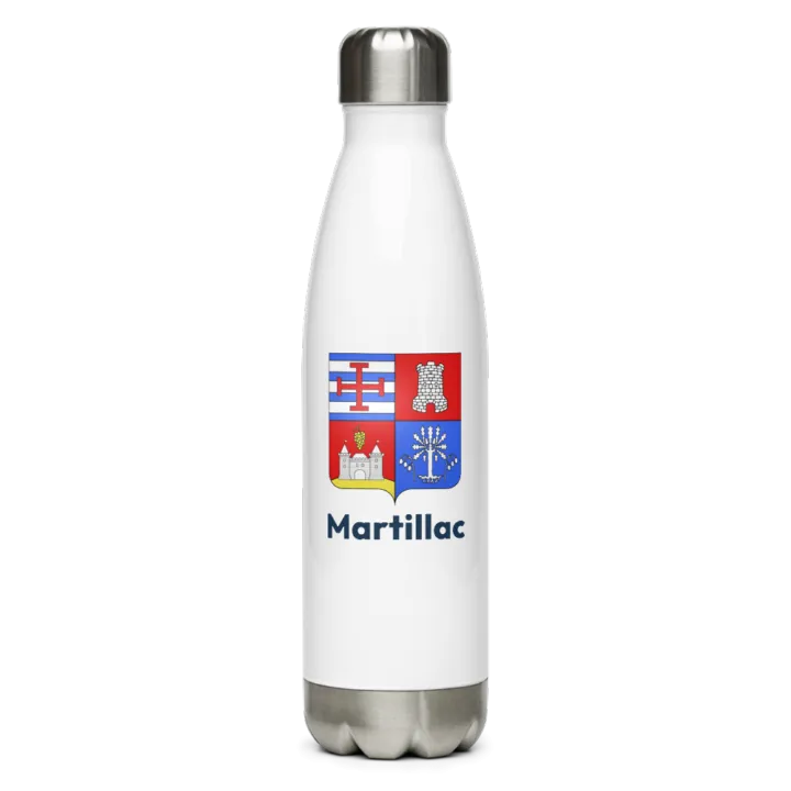 Gourde inox blason de Martillac