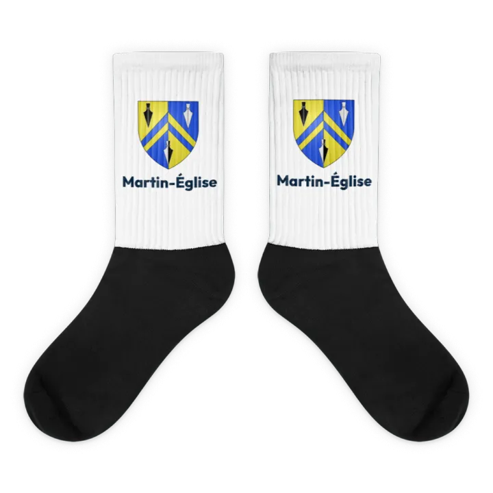 Chaussettes — blason de Martin-Église