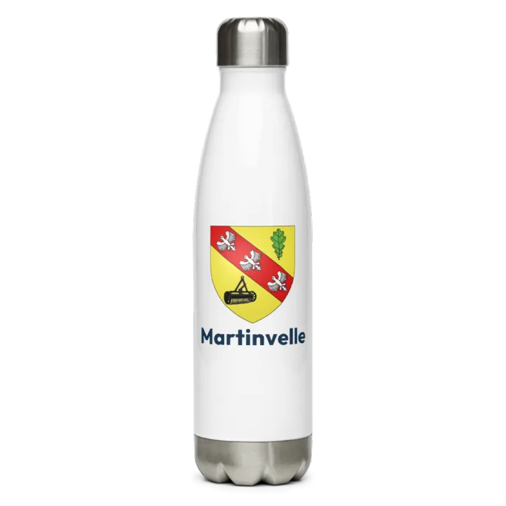 Gourde inox blason de Martinvelle