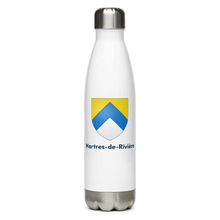 Gourde inox blason de Martres-de-Rivière