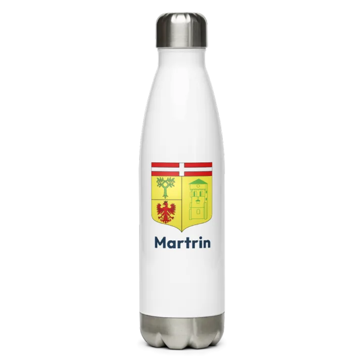 Gourde inox blason de Martrin