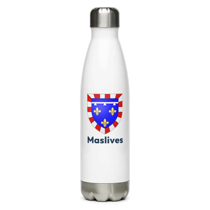 Gourde inox blason de Maslives