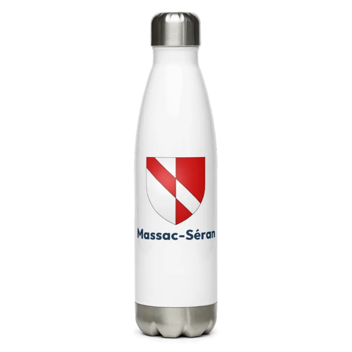 Gourde inox blason de Massac-Séran