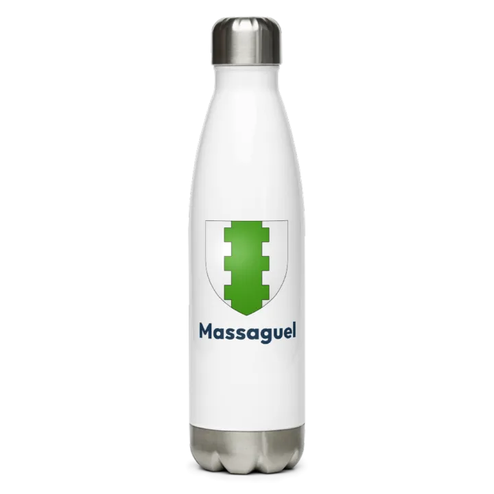 Gourde inox blason de Massaguel