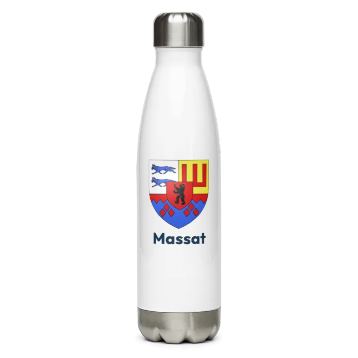 Gourde inox blason de Massat