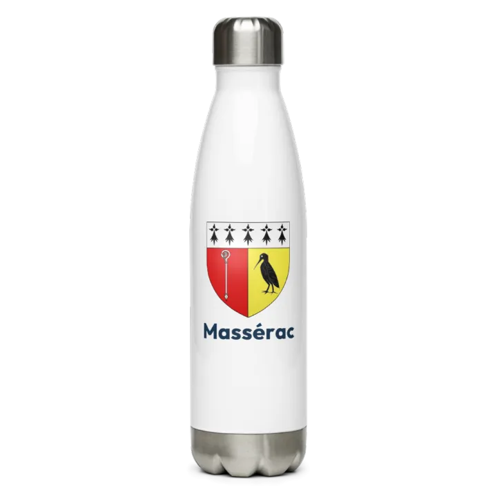 Gourde inox blason de Massérac