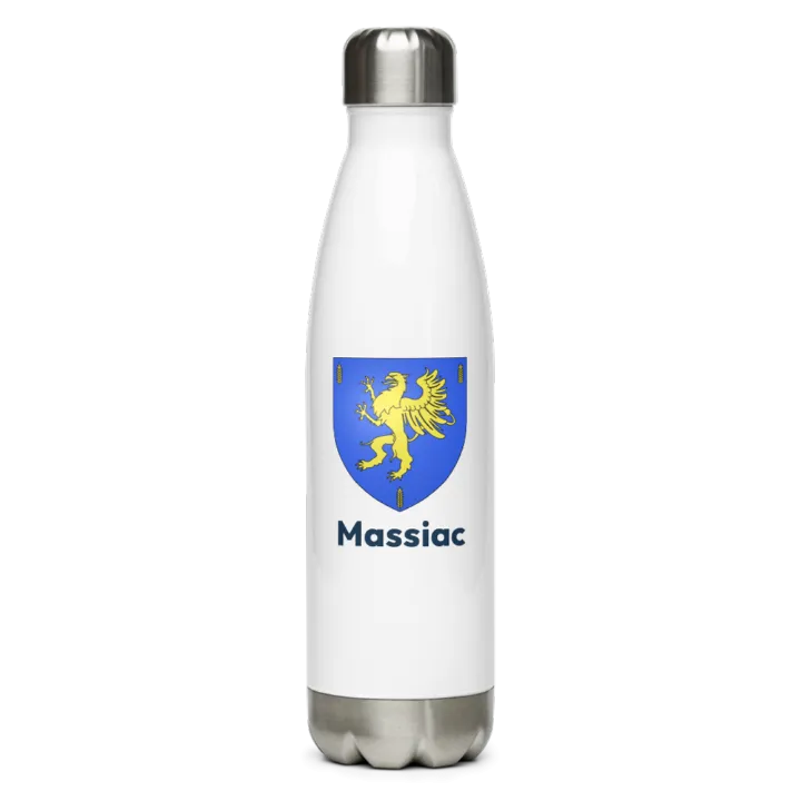 Gourde inox blason de Massiac