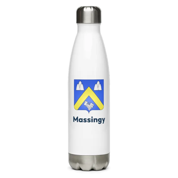 Gourde inox blason de Massingy