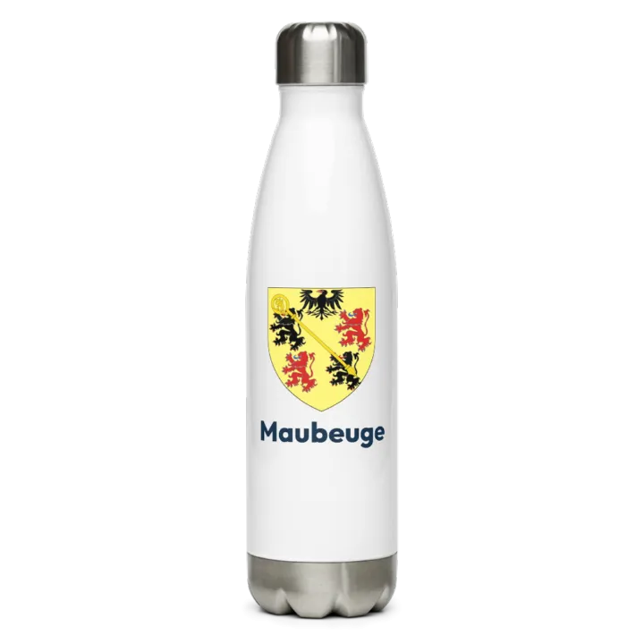 Gourde inox blason de Maubeuge