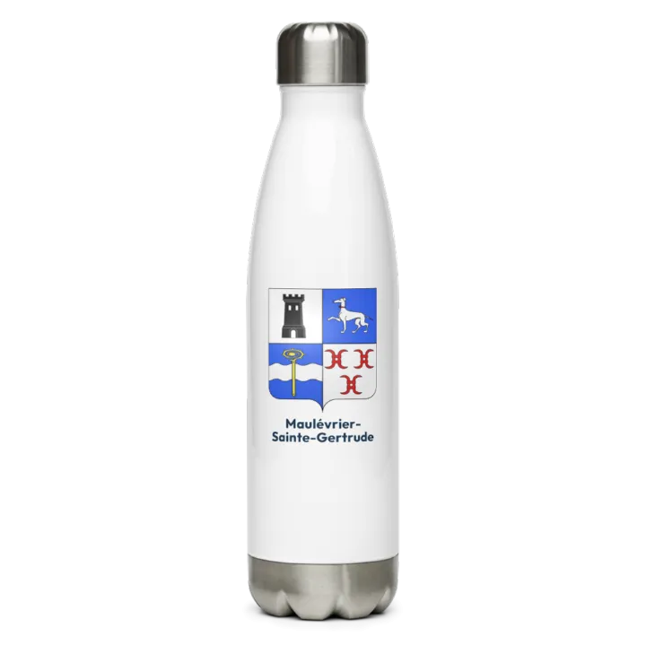 Gourde inox blason de Maulévrier-Sainte-Gertrude