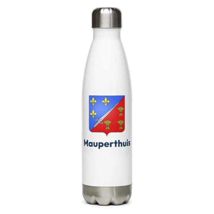 Gourde inox blason de Mauperthuis