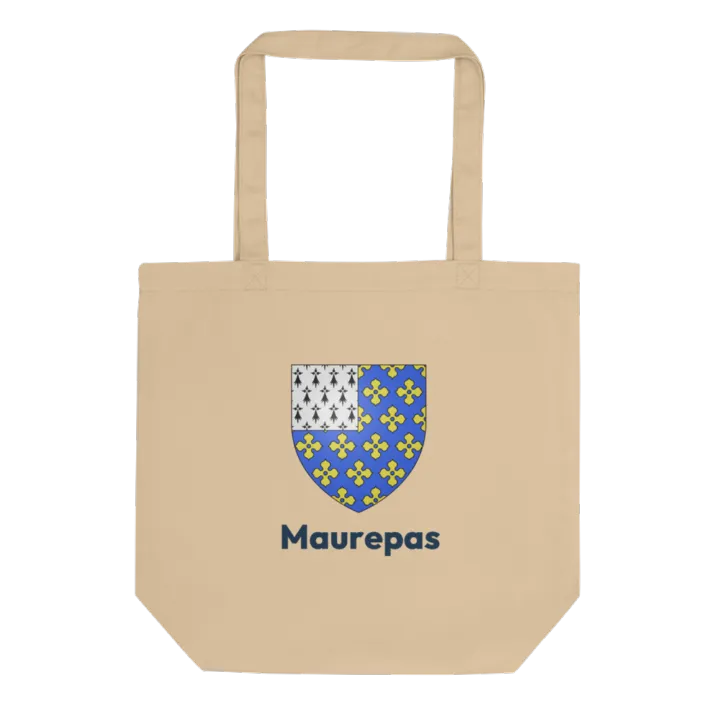 Tote bag coton bio — blason de Maurepas