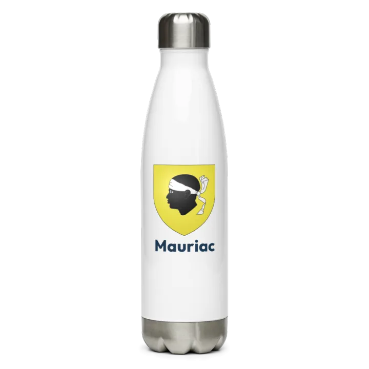 Gourde inox blason de Mauriac
