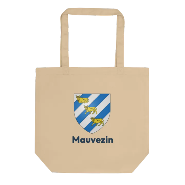 Tote bag coton bio — blason de Mauvezin