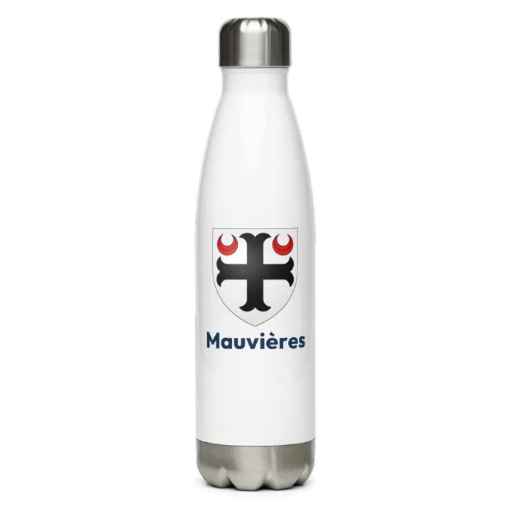Gourde inox blason de Mauvières
