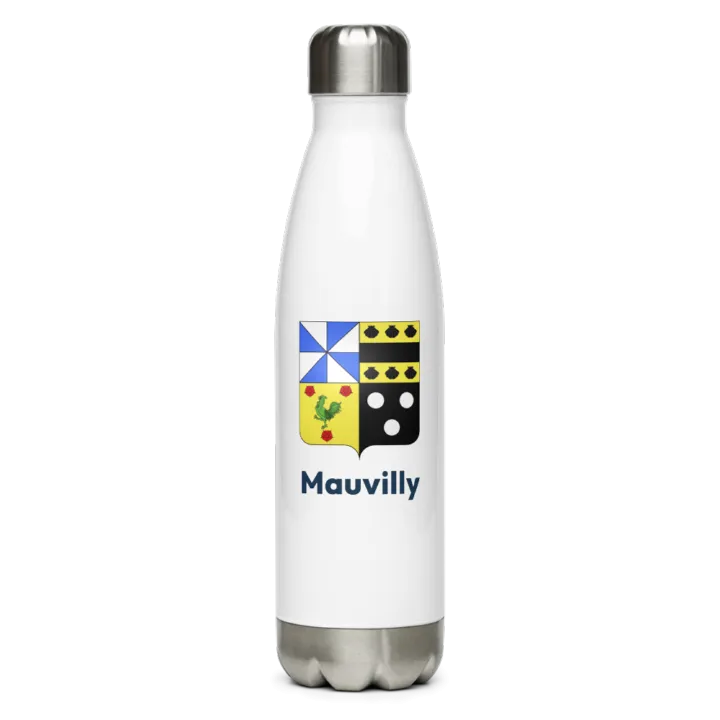 Gourde inox blason de Mauvilly