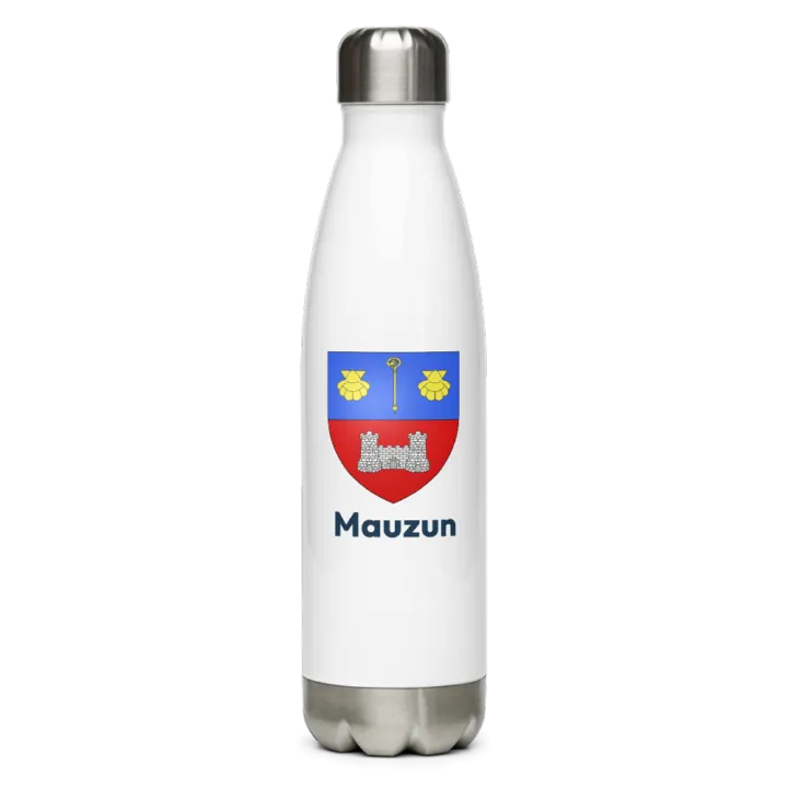 Gourde inox blason de Mauzun