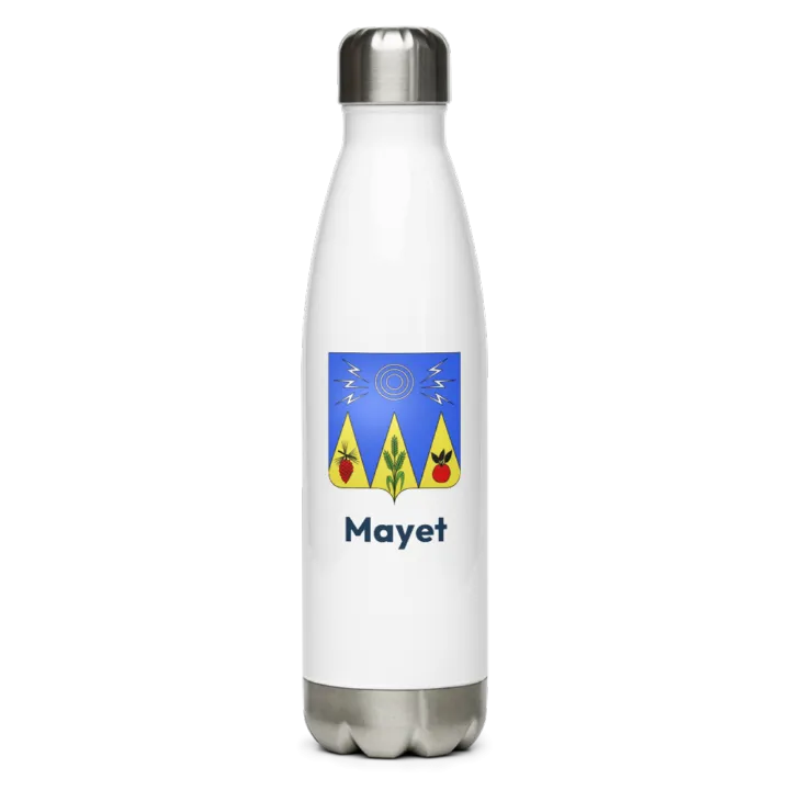Gourde inox blason de Mayet