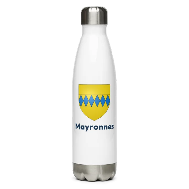 Gourde inox blason de Mayronnes