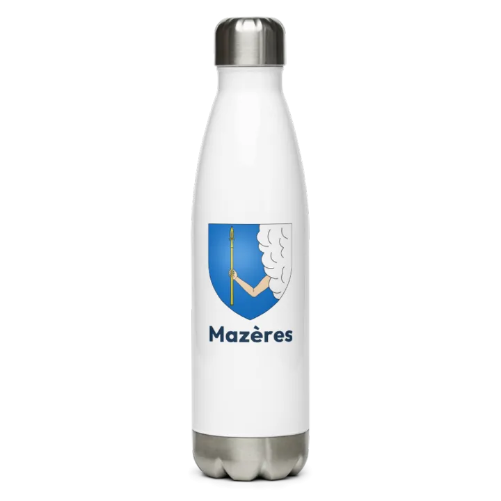 Gourde inox blason de Mazères