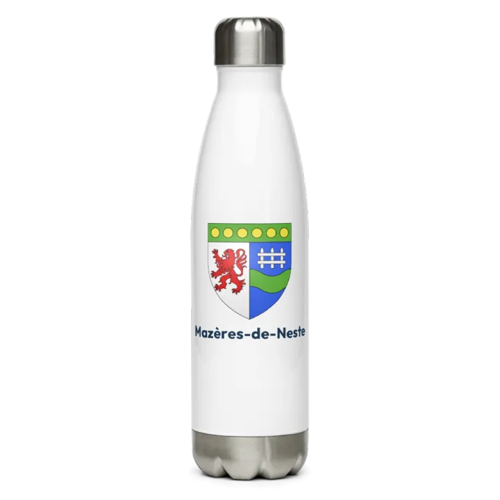 Gourde inox blason de Mazères-de-Neste