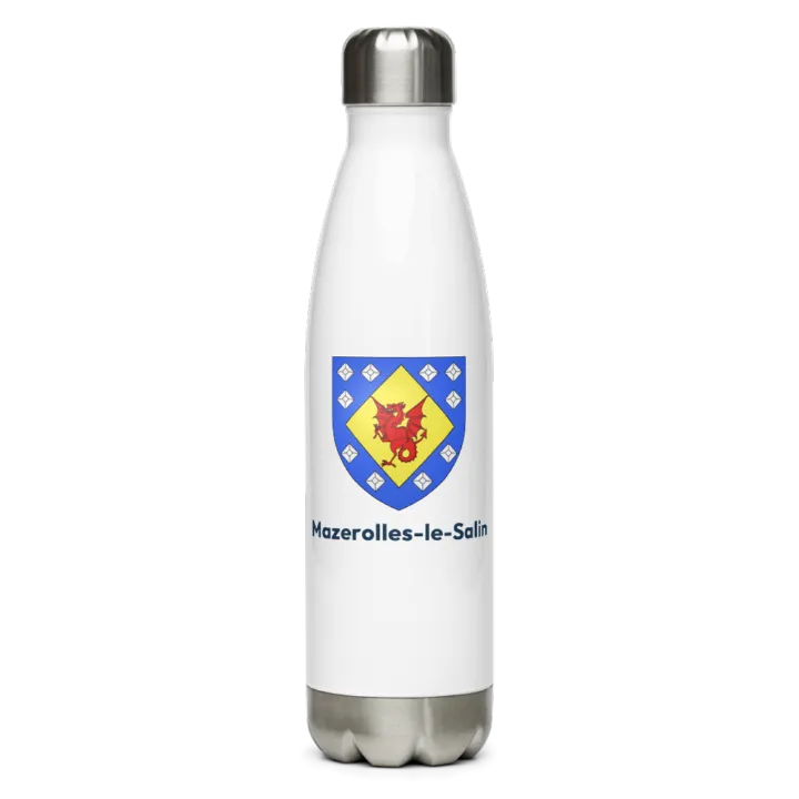 Gourde inox blason de Mazerolles-le-Salin